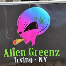 Alien Greenz of Irving logo