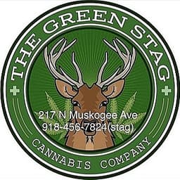 The Green Stag Cannabis Co. logo