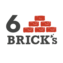6 Brick's logo