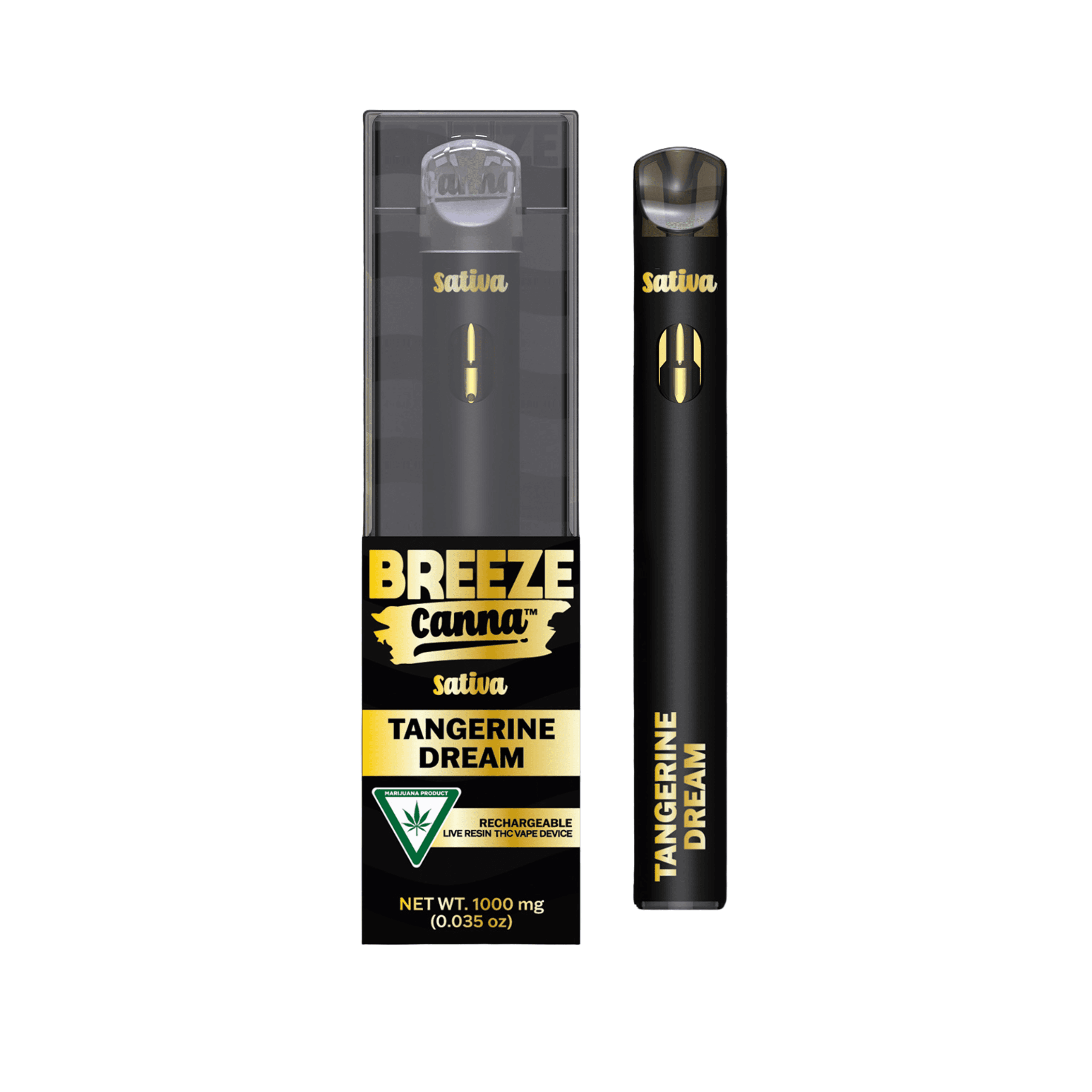 Tangerine Dream 1g Live Resin AIO by Breeze Canna