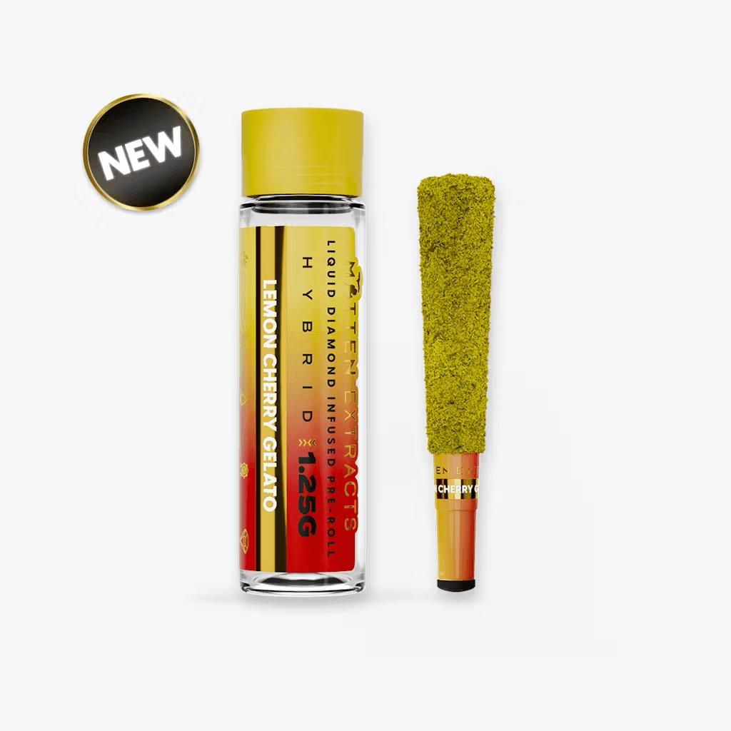 Lemon Cherry Gelato 1.25g Infused Preroll by Mitten Extracts