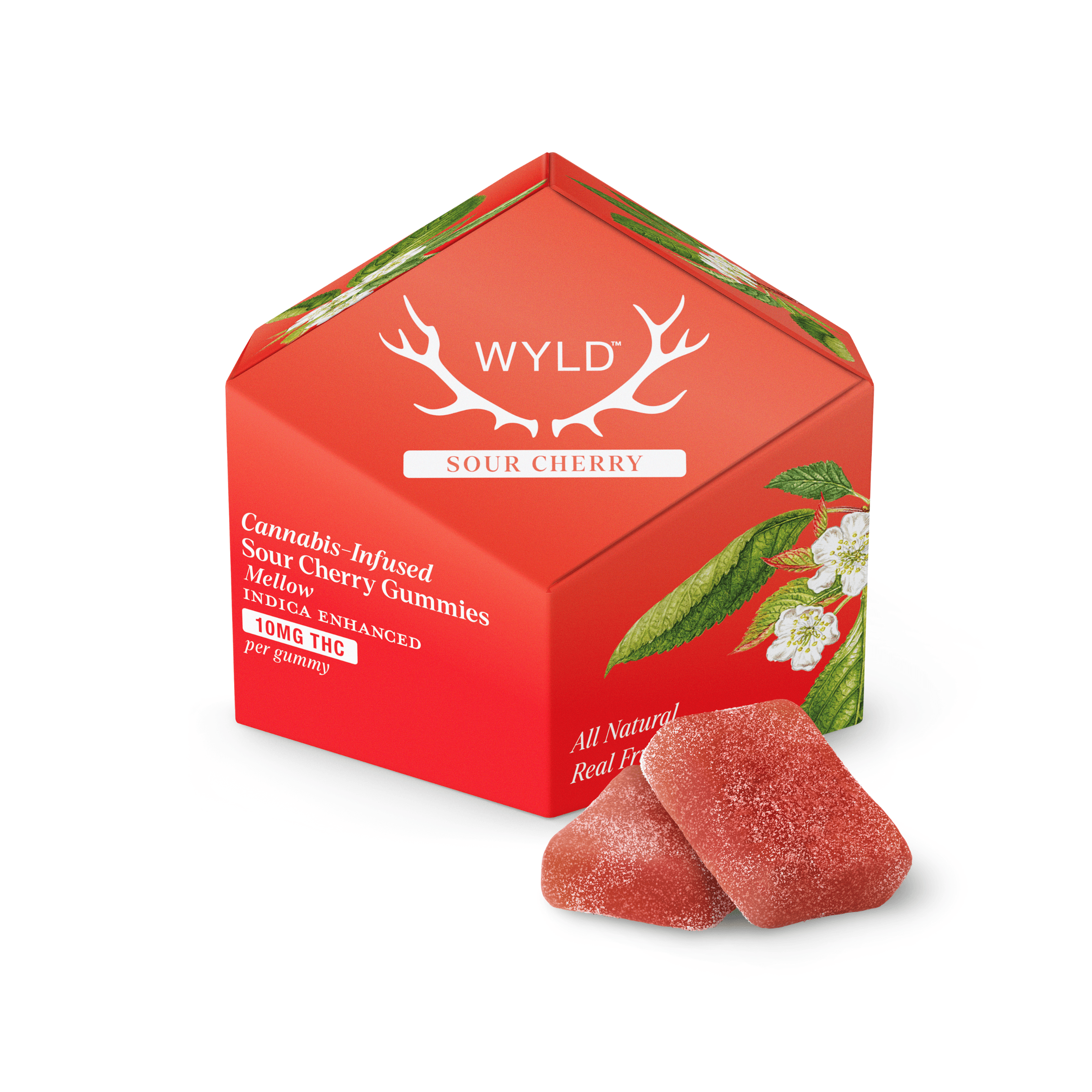 Sour Cherry 200mg Indica Gummies by Wyld