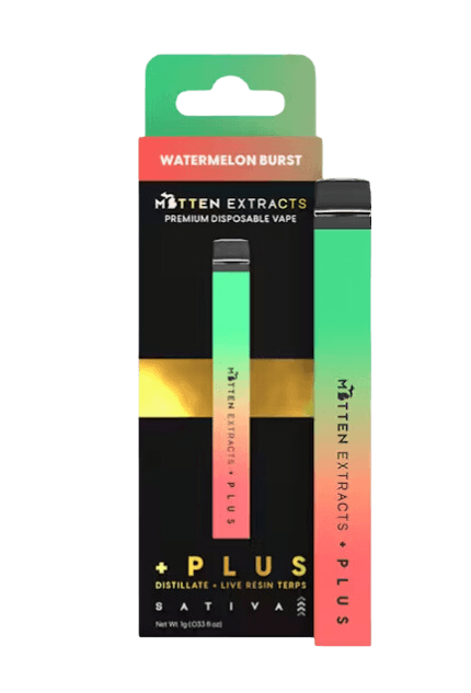Watermelon Burst 1g AIO by Mitten Extracts