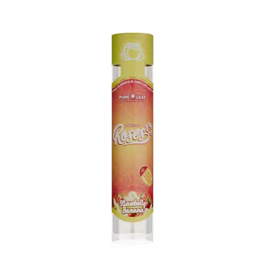 Strawberry Banana 1g Long Stem Infused Preroll by Roses