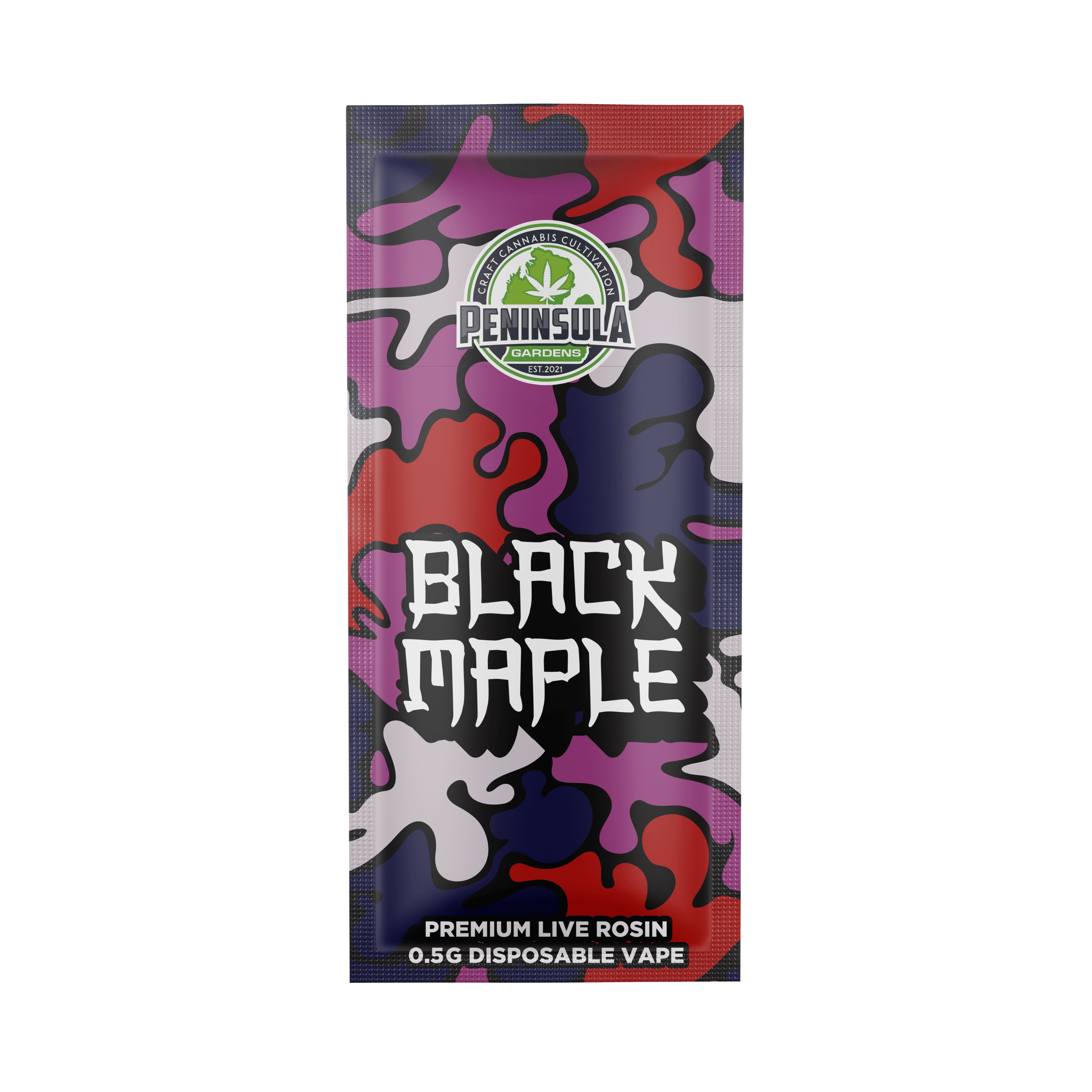 Black Maple .5g Hash Rosin AIO by Peninsula Gardens
