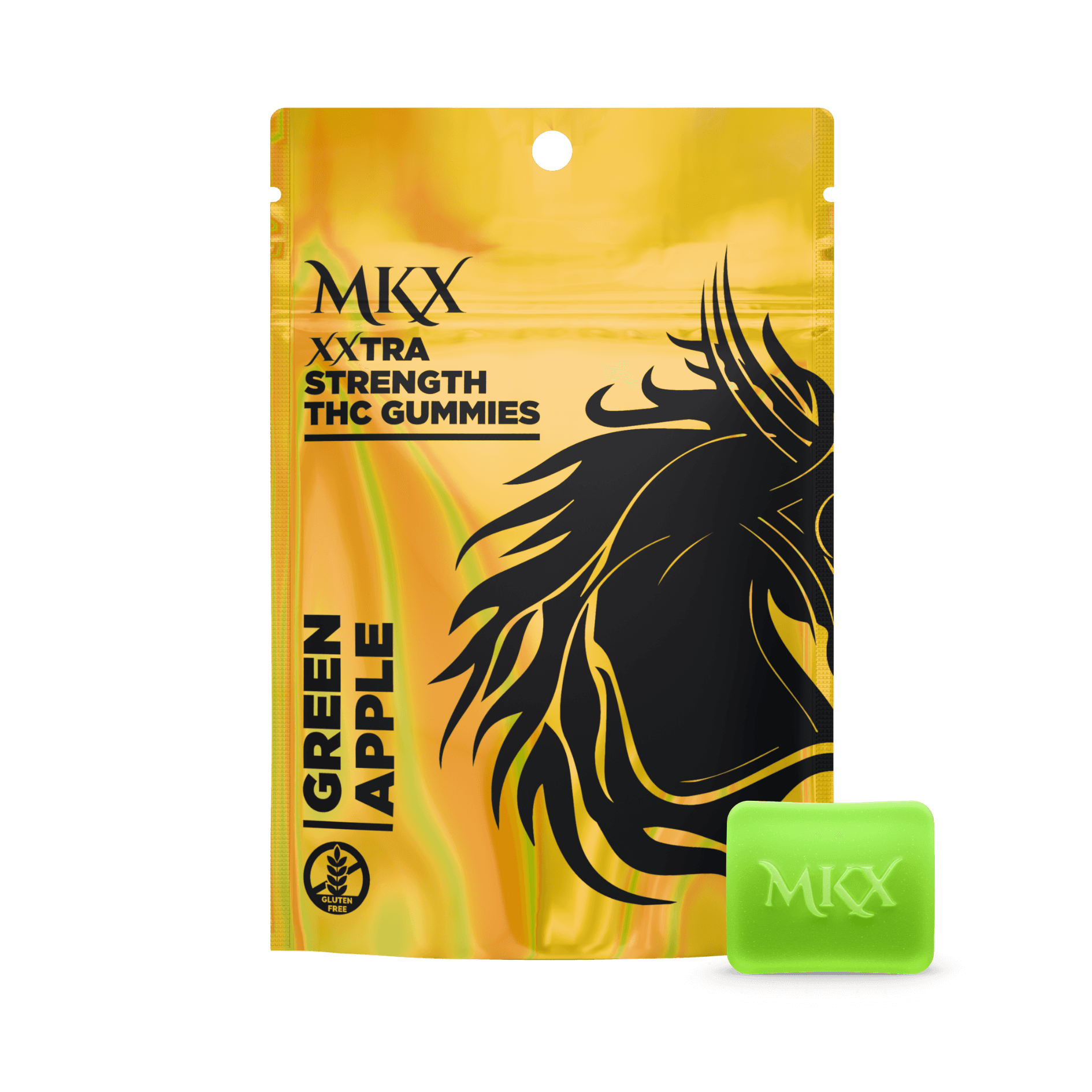 Green Apple 200mg Gummies by MKX