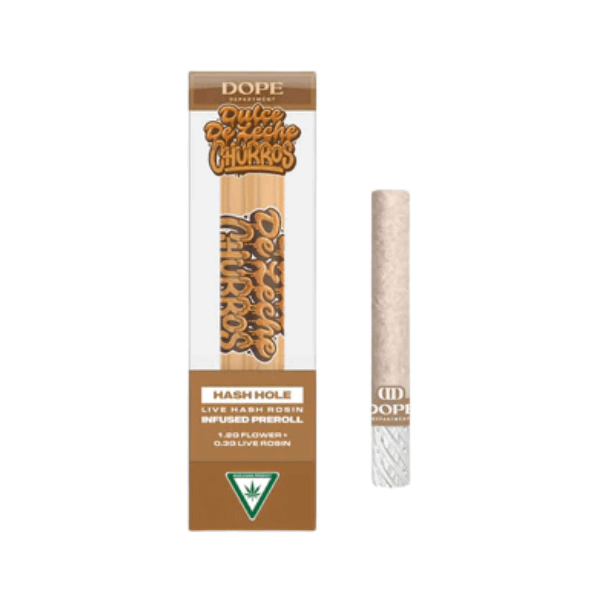 Dulce de Leche 1.5g Hash Hole Churro by Dope Department