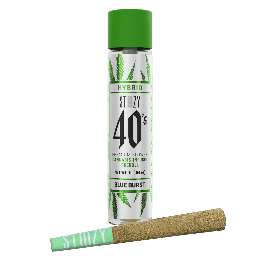 Blue Burst 40s 1g Infused Preroll by STIIIZY
