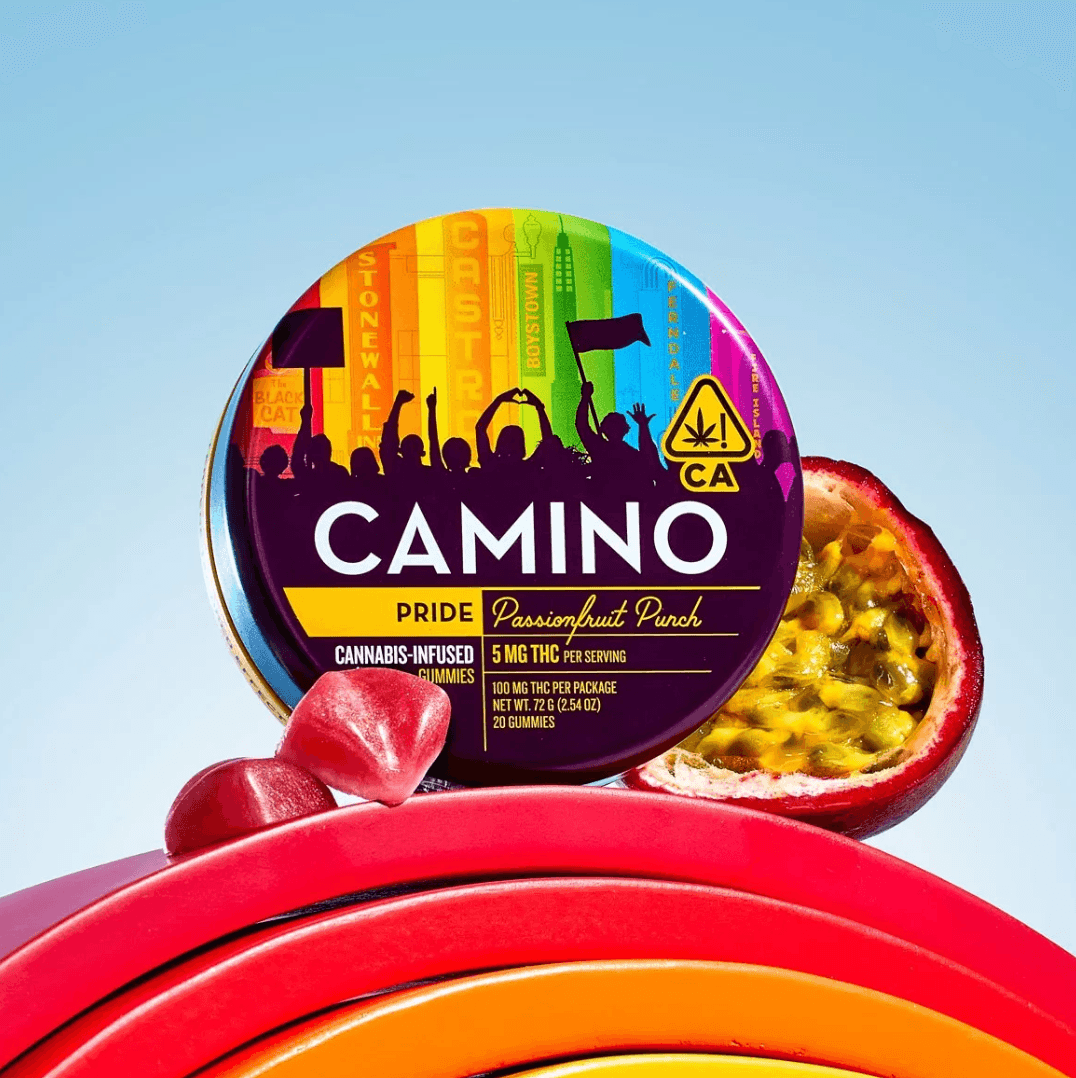Pride Passionfruit Punch Pride 200mg Gummies by Camino