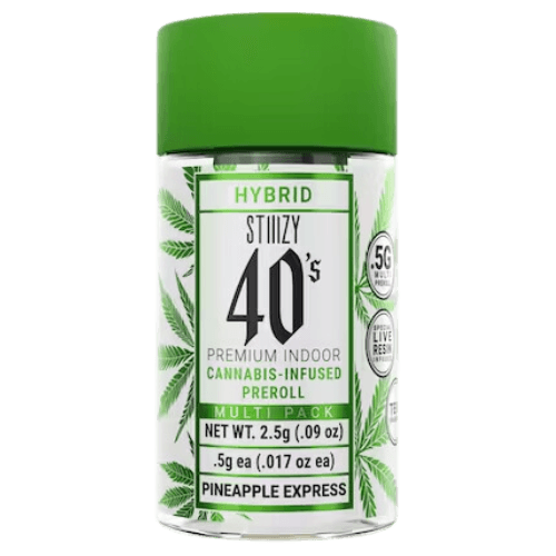 Cereal Milk 40s 5x .5g Infused Prerolls by STIIIZY