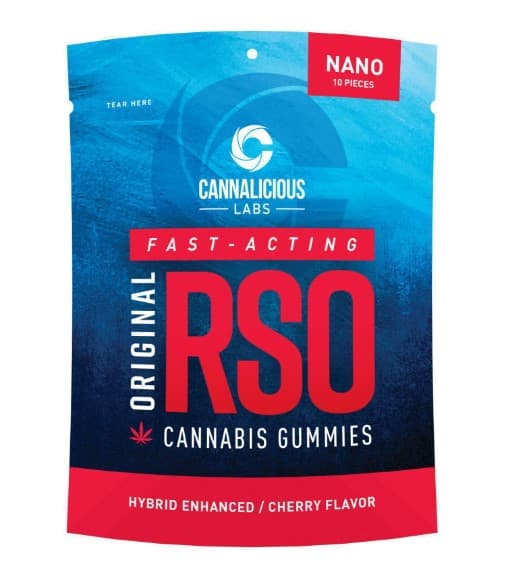 Cherry 200mg RSO Gummies by Cannalicious