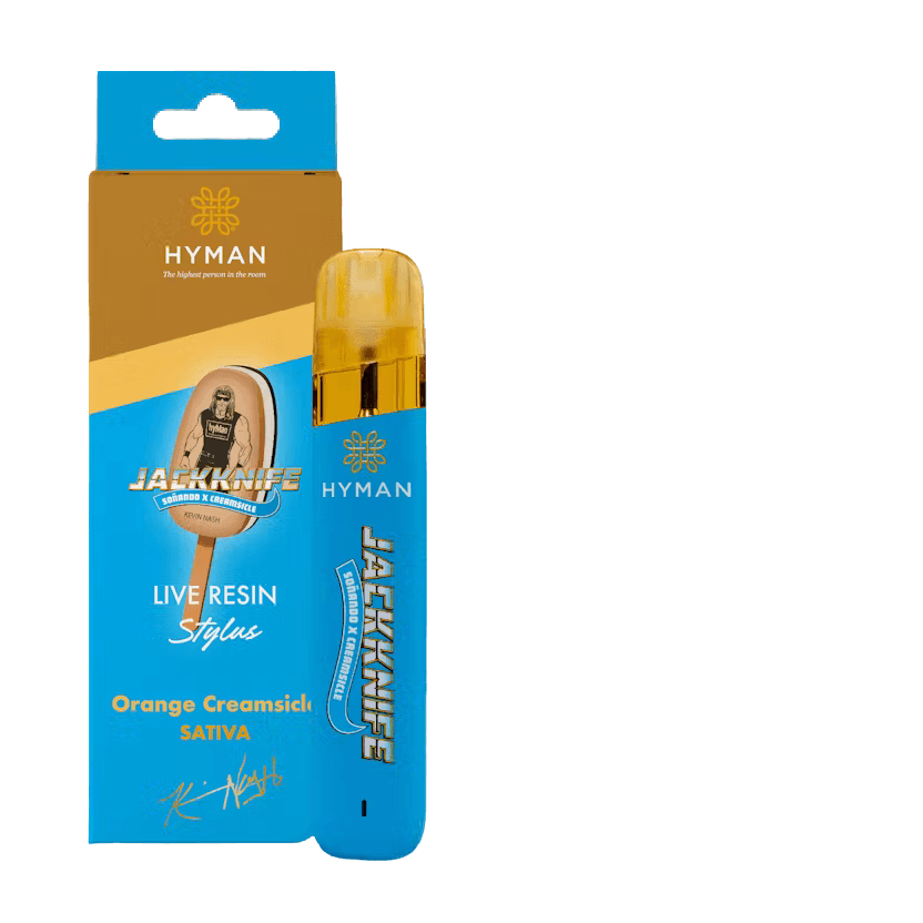 Jackknife 1g Live Resin Stylus AIO by Hyman x Kevin Nash