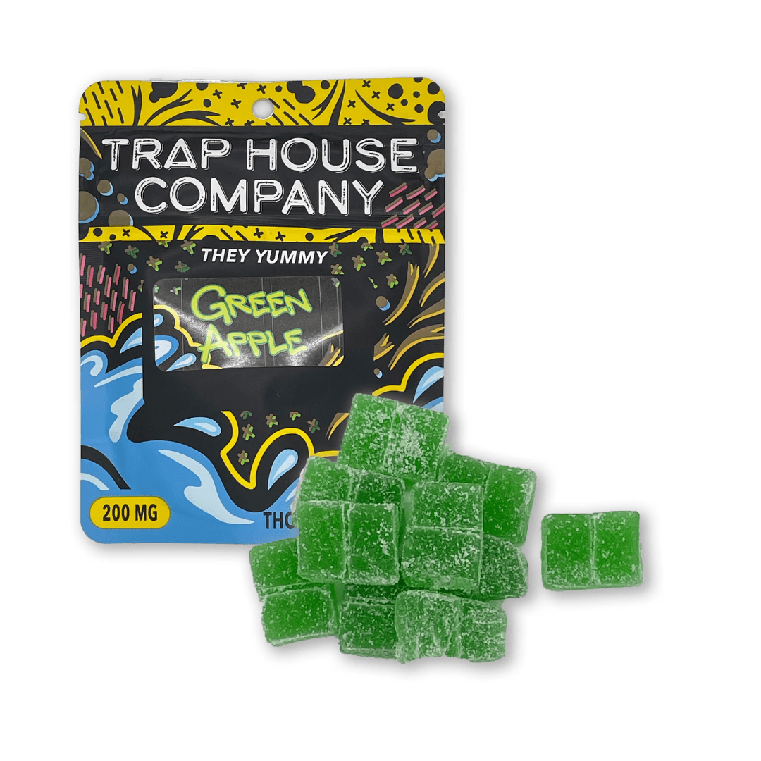 Green Apple Trap Snax 200mg Gummies by Trap House