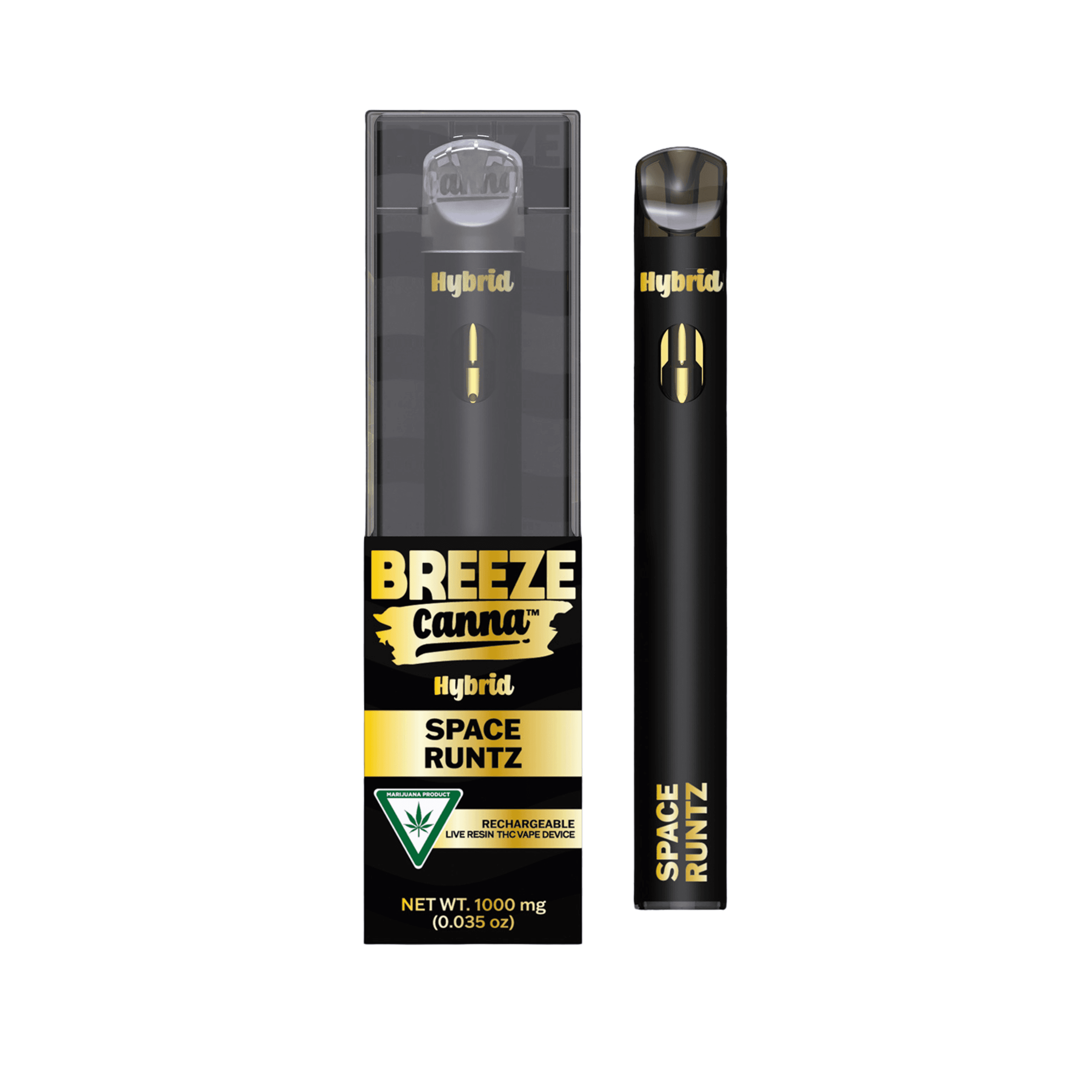 Space Runtz 1g Live Resin AIO by Breeze Canna