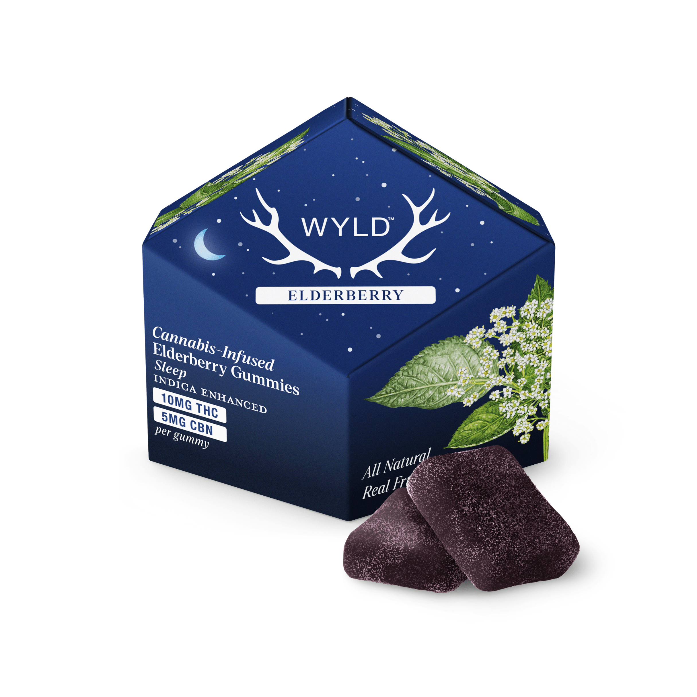 4:1 Elderberry 200mgTHC:50mgCBN Gummies by Wyld
