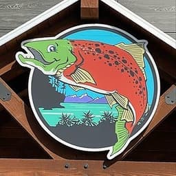 Laughing Salmon Cannabis logo